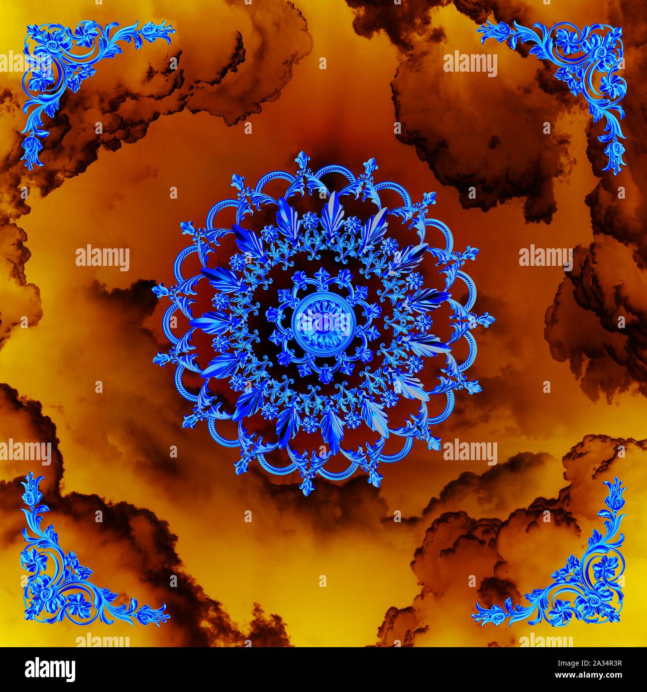 Ceiling Wallpaper Stock Photos Ceiling Wallpaper Stock Images