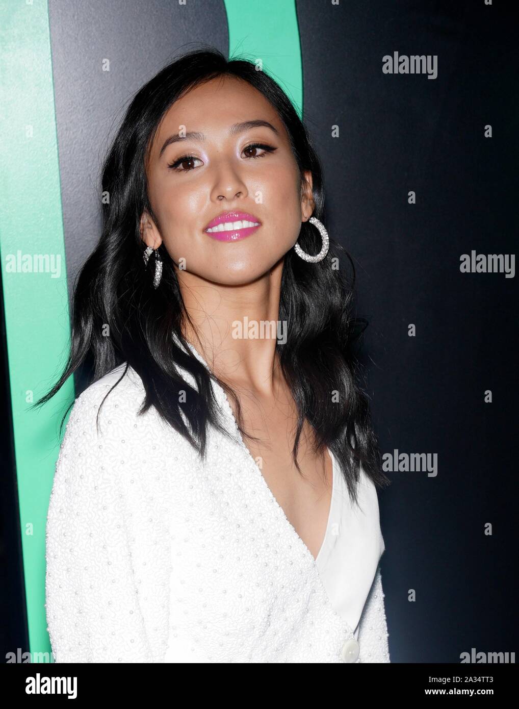 New York, NY, USA. 4th Oct, 2019. Lyrica Okano at arrivals for HULU Celebrates Halloween with HULUWEEN, 221 West Broadway, New York, NY October 4, 2019. Credit: Eli Winston/Everett Collection/Alamy Live News Stock Photo