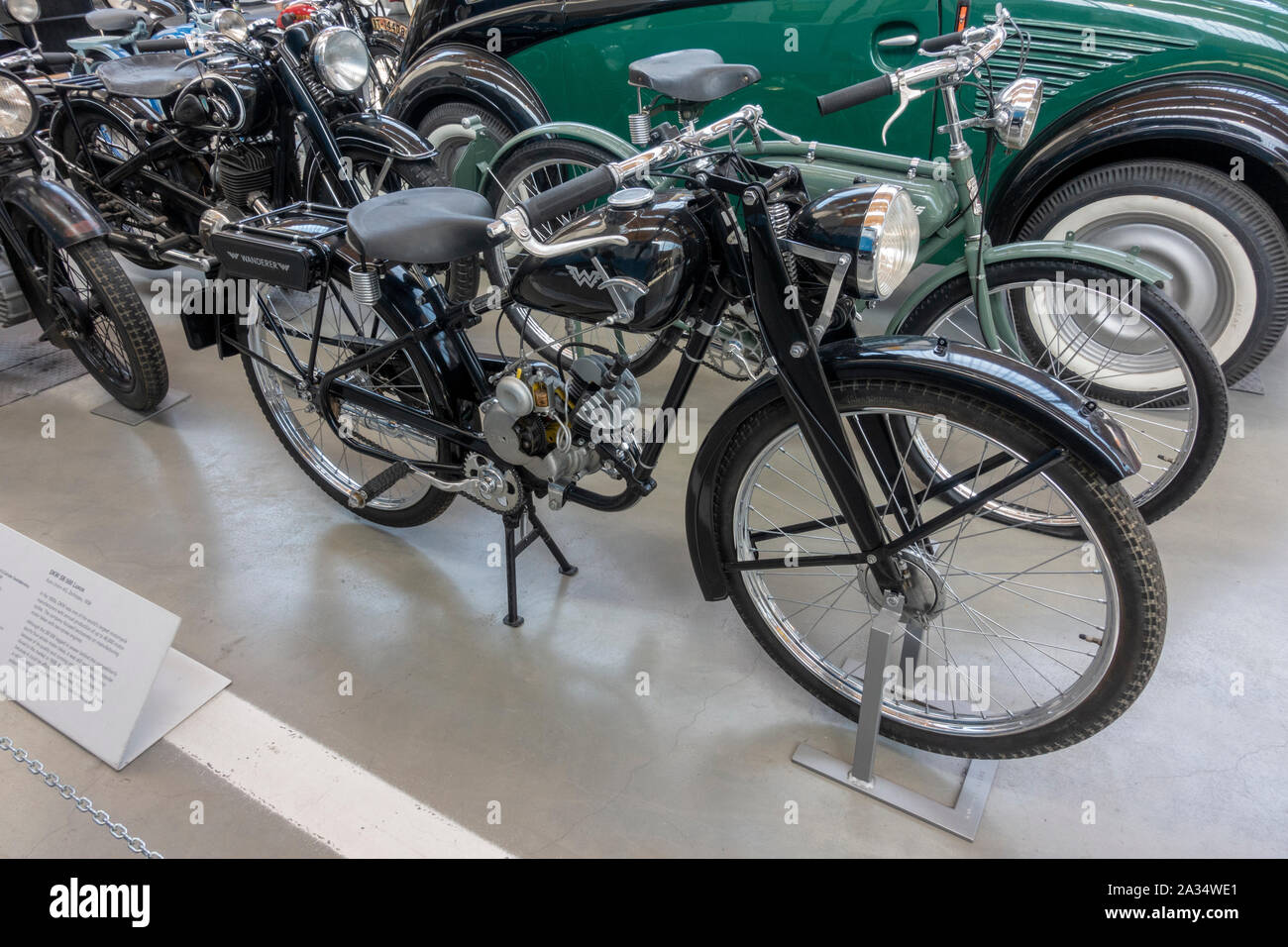 A DKW SB 500 Lexus motorcycle in the Deutsches Museum Verkehrszentrum  (German Transport Museum), Munich, Germany Stock Photo - Alamy