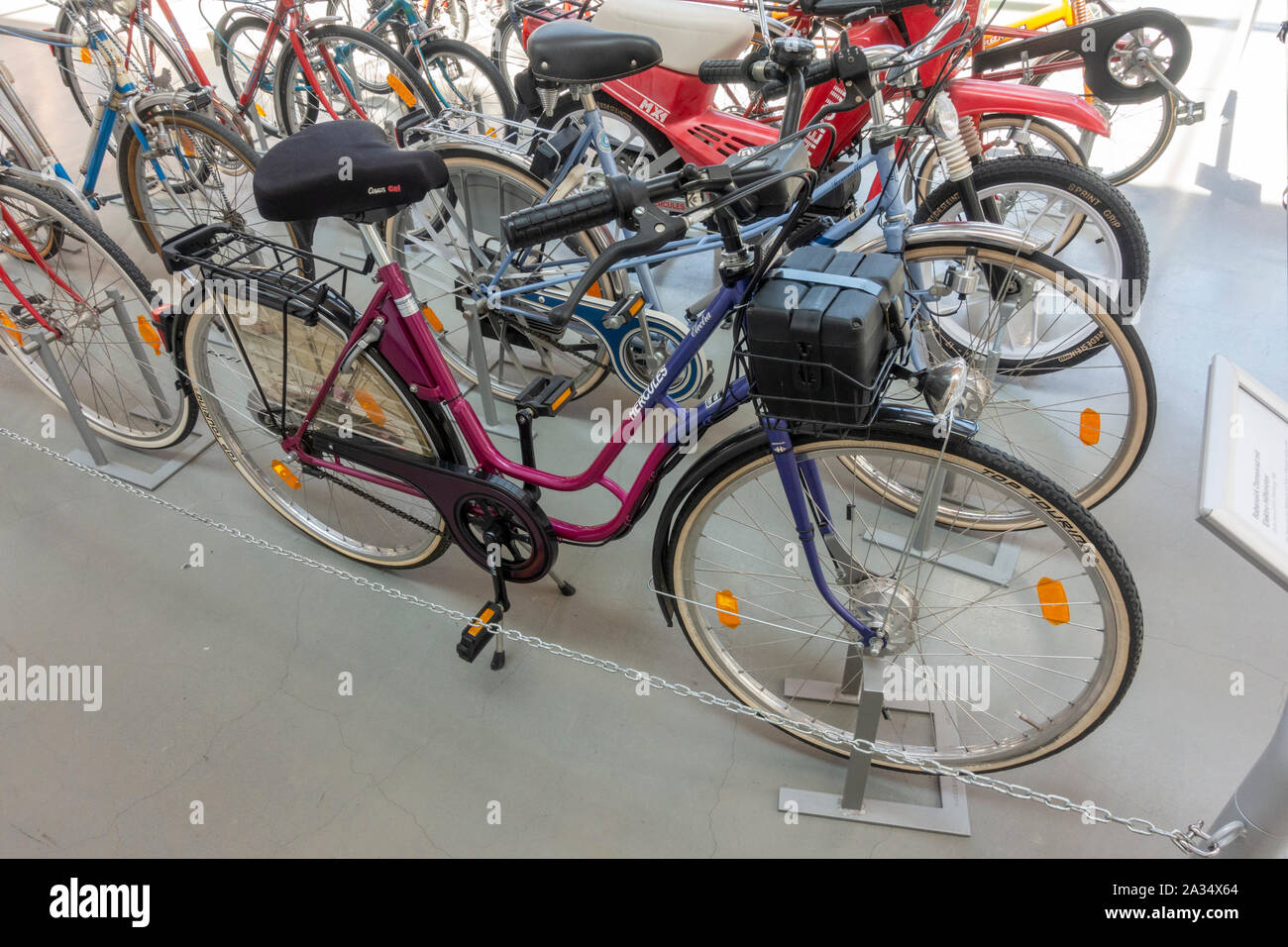 Bicycle with auxiliary engine hi res stock photography and images