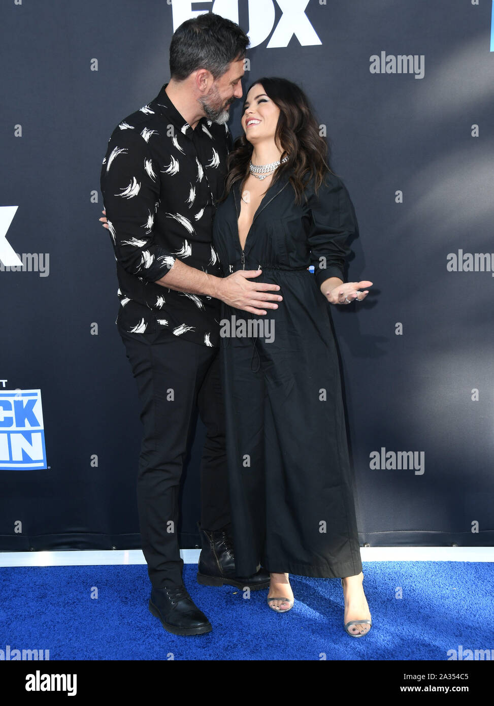 Los Angeles, USA. 04th Oct 2019. Steve Kazee, Jenna Dewan . WWE 20th