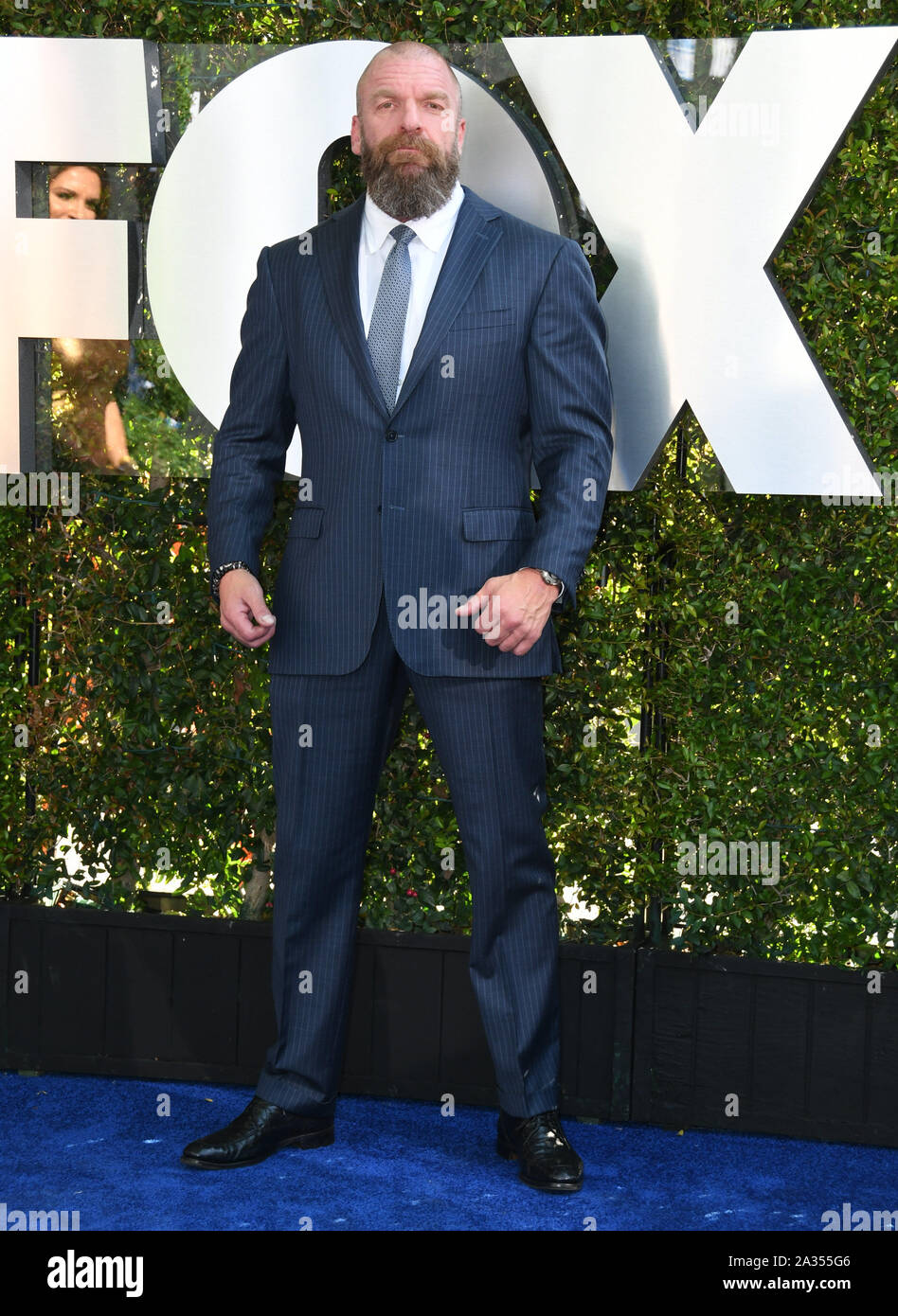 Los Angeles, USA. 04th Oct 2019. Paul Levesque, Triple H. WWE 20th Anniversary Celebration Marking Premiere Of WWE Friday Night SmackDown On FOX held at Staples Center. Photo Credit: Birdie Thompson/AdMedia /MediaPunch Credit: MediaPunch Inc/Alamy Live News Stock Photo