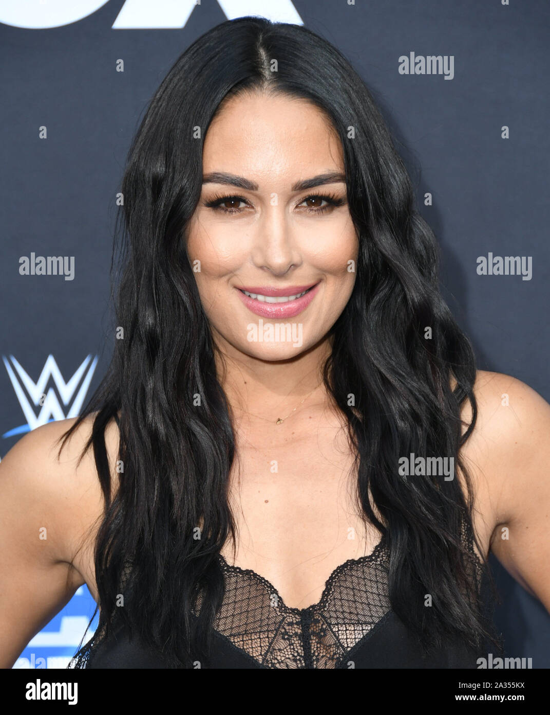 Los Angeles, USA. 04th Oct 2019. Brie Bella. WWE 20th Anniversary