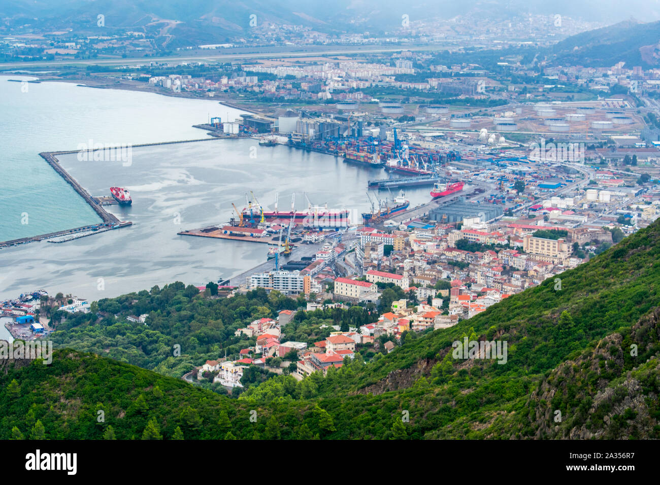 Scenic view from Yemma Gouraya National park in Bejaia, Algeria Stock Photo  - Alamy