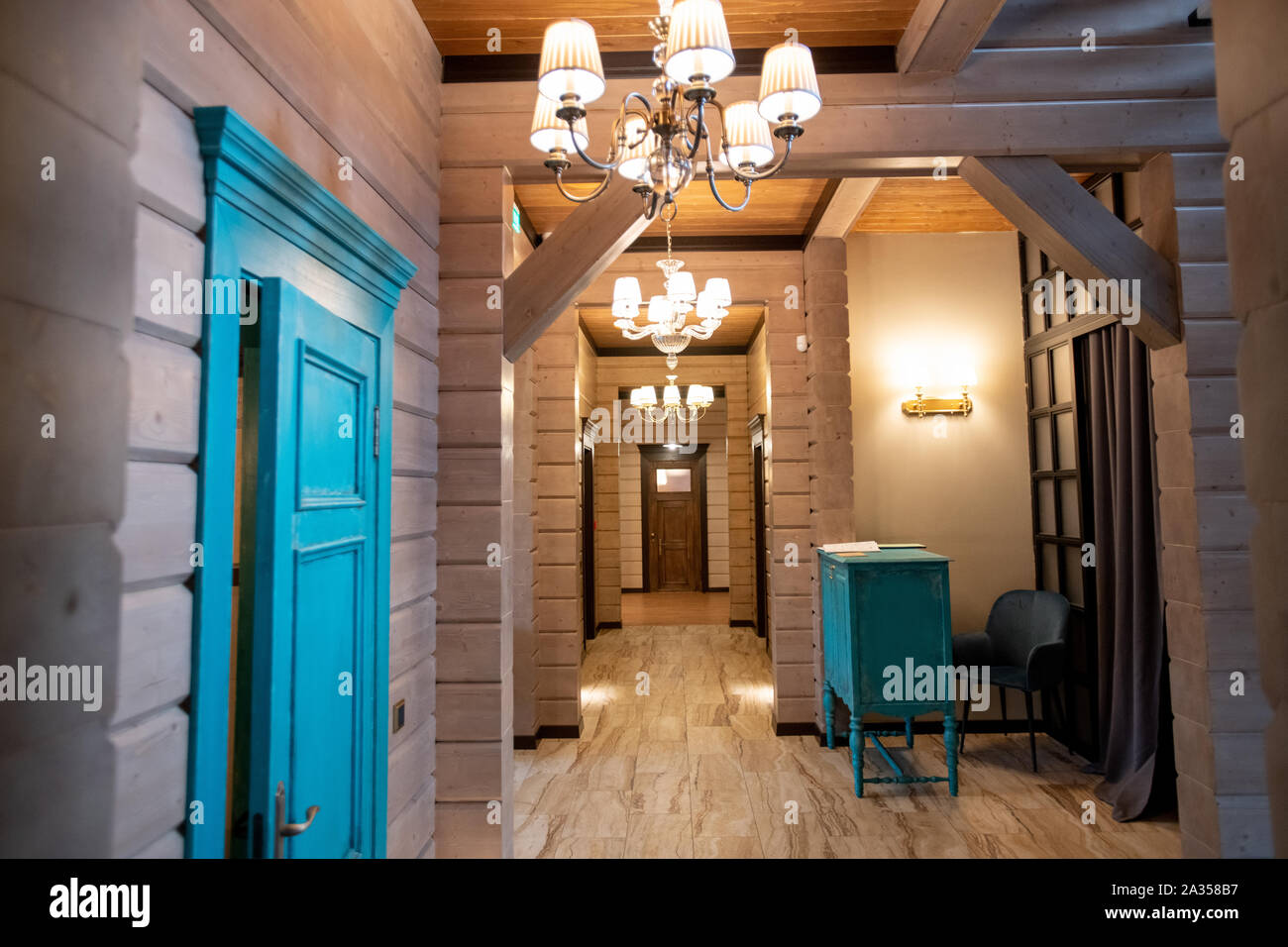 Entrance Ceiling Lamp Residential Building Stock Photos Entrance