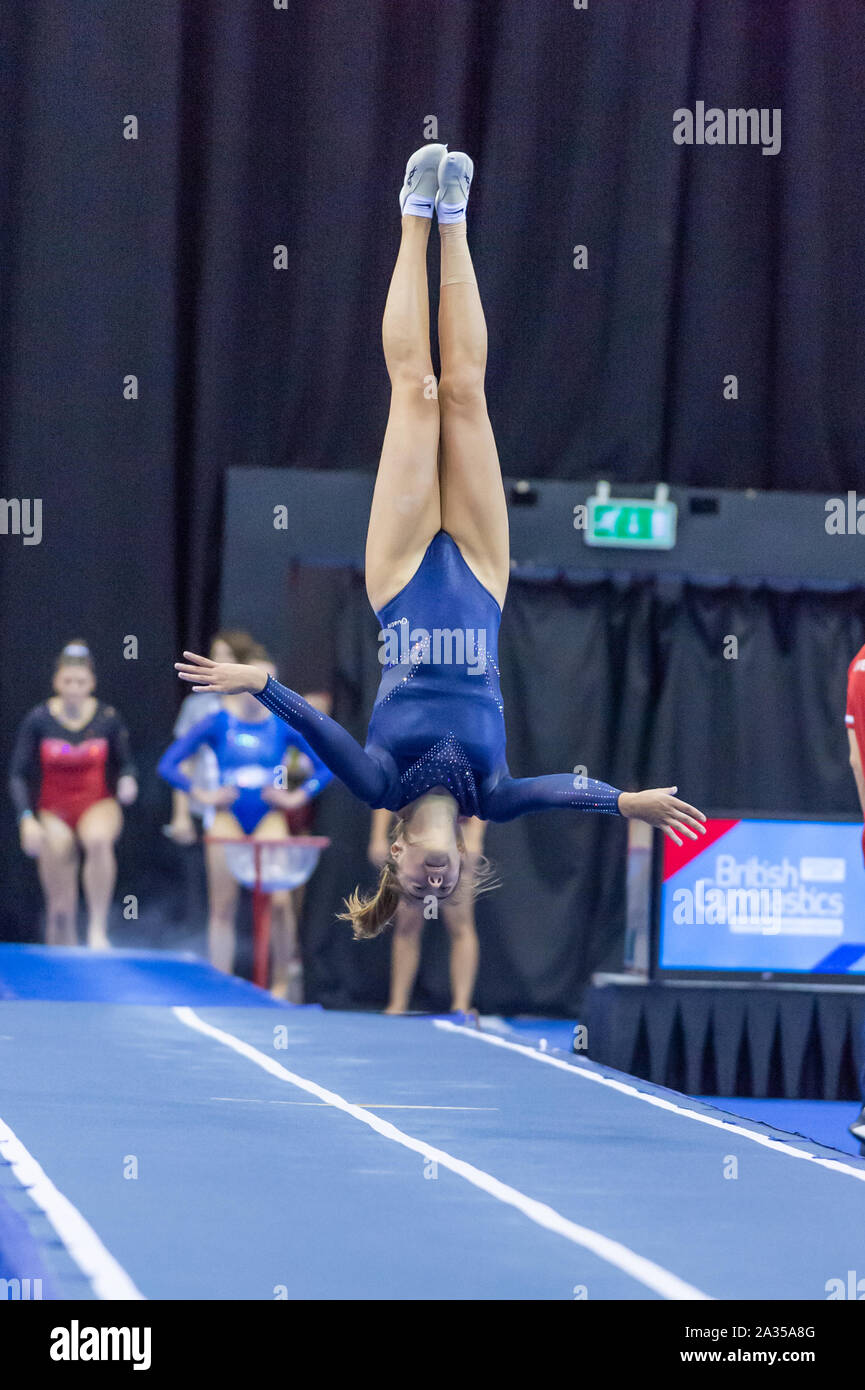 Gymnasts And Trampoline High Resolution Stock Photography And Images Alamy