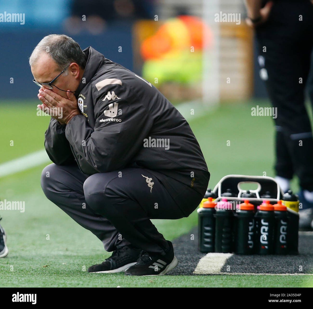 London, UK. 5th Oct, 2019. Leeds United manager Marcelo Bielsa during English Sky Bet Championship between Millwall and Leeds United at The Den, London, England on 05 October 2019 Credit: Action Foto Sport/Alamy Live News Stock Photo
