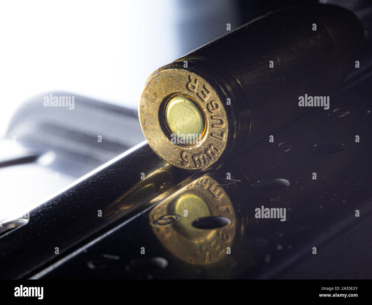 9mm Bullet Stock Photo