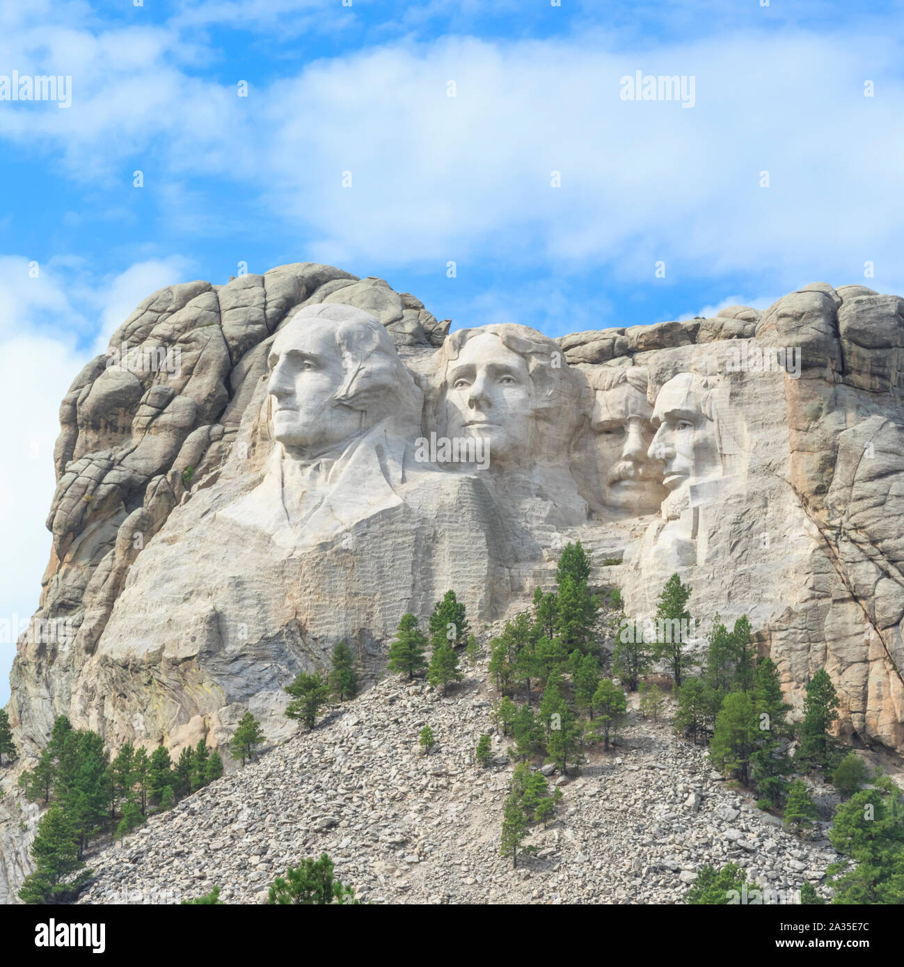 mount rushmore national memorial near keystone, south dakota Stock Photo