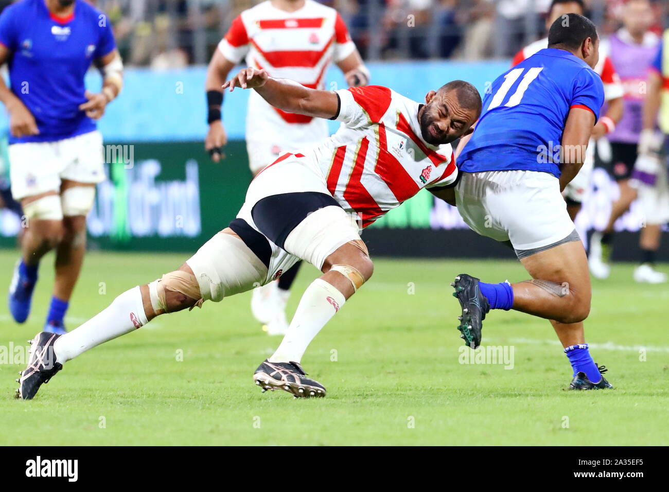 Toyota stadium, Aichi, Japan. 5th Oct, 2019. Michael Leitch (JPN) Rugby ...