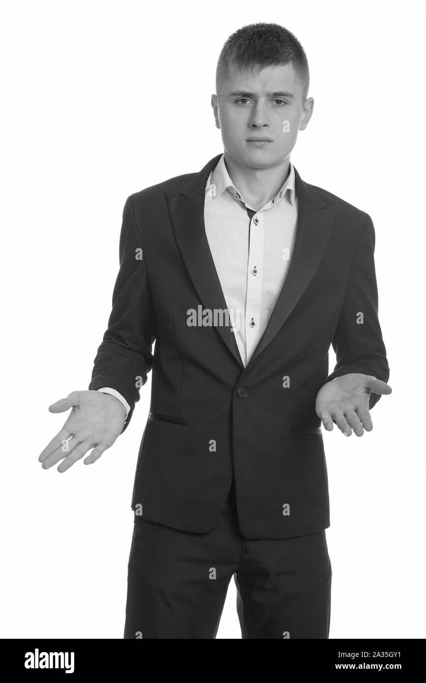 Man looking at hands confused hi-res stock photography and images - Alamy