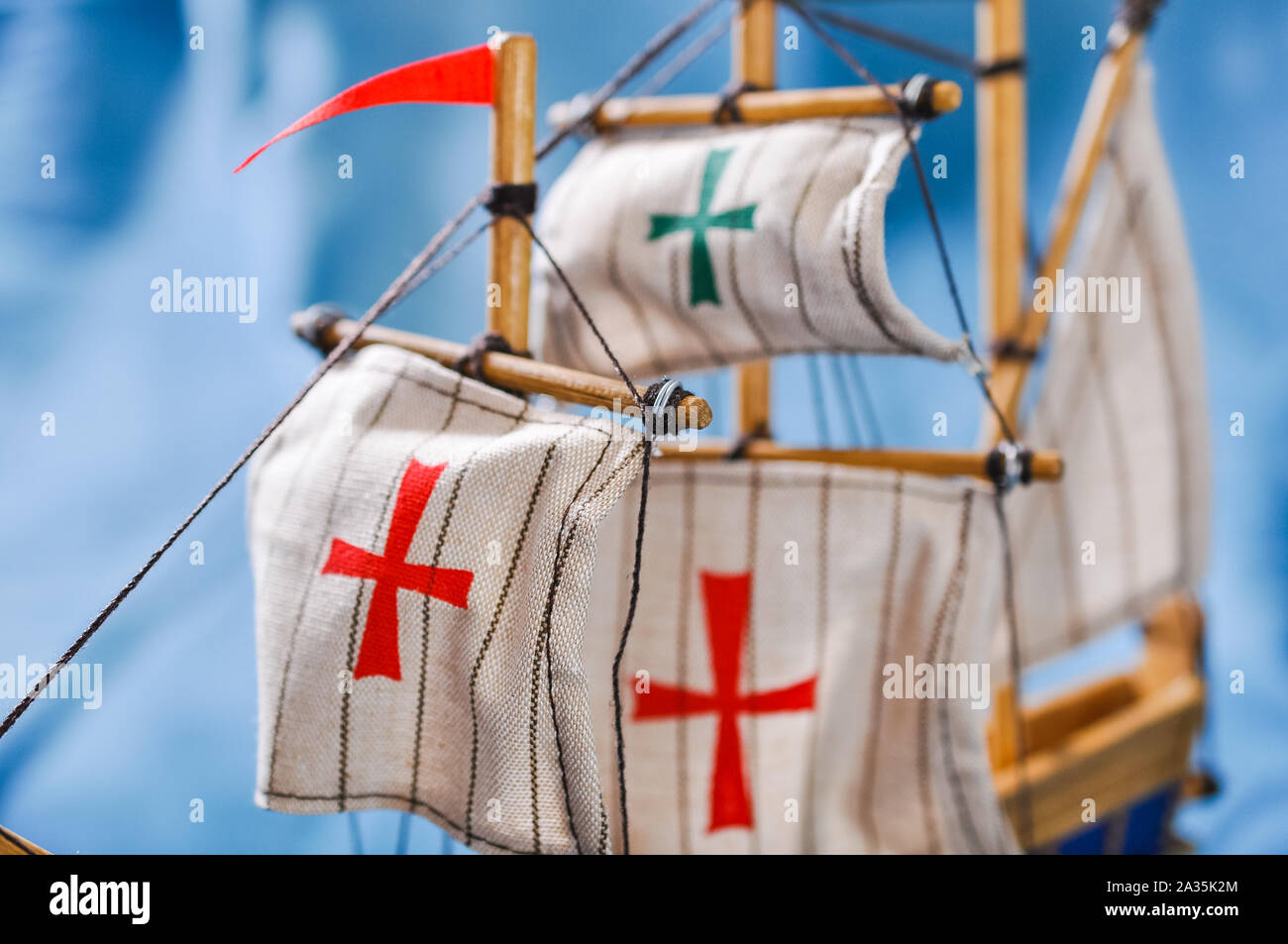 Columbus Day Ship Conquest Christopher Columbus Stock Photo Alamy