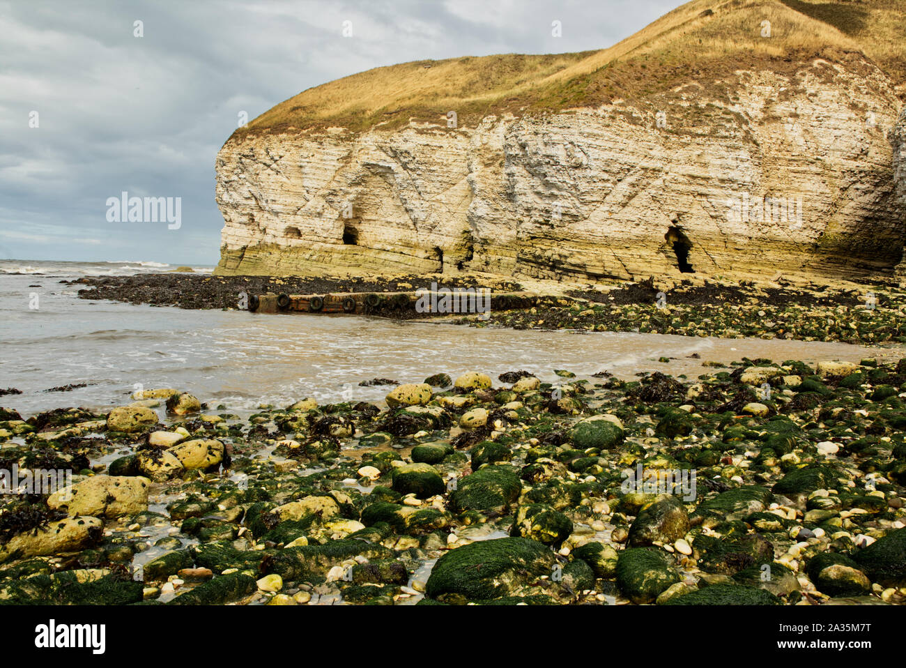 Cliffs, Beach, Sea, rocks Stock Photo Alamy