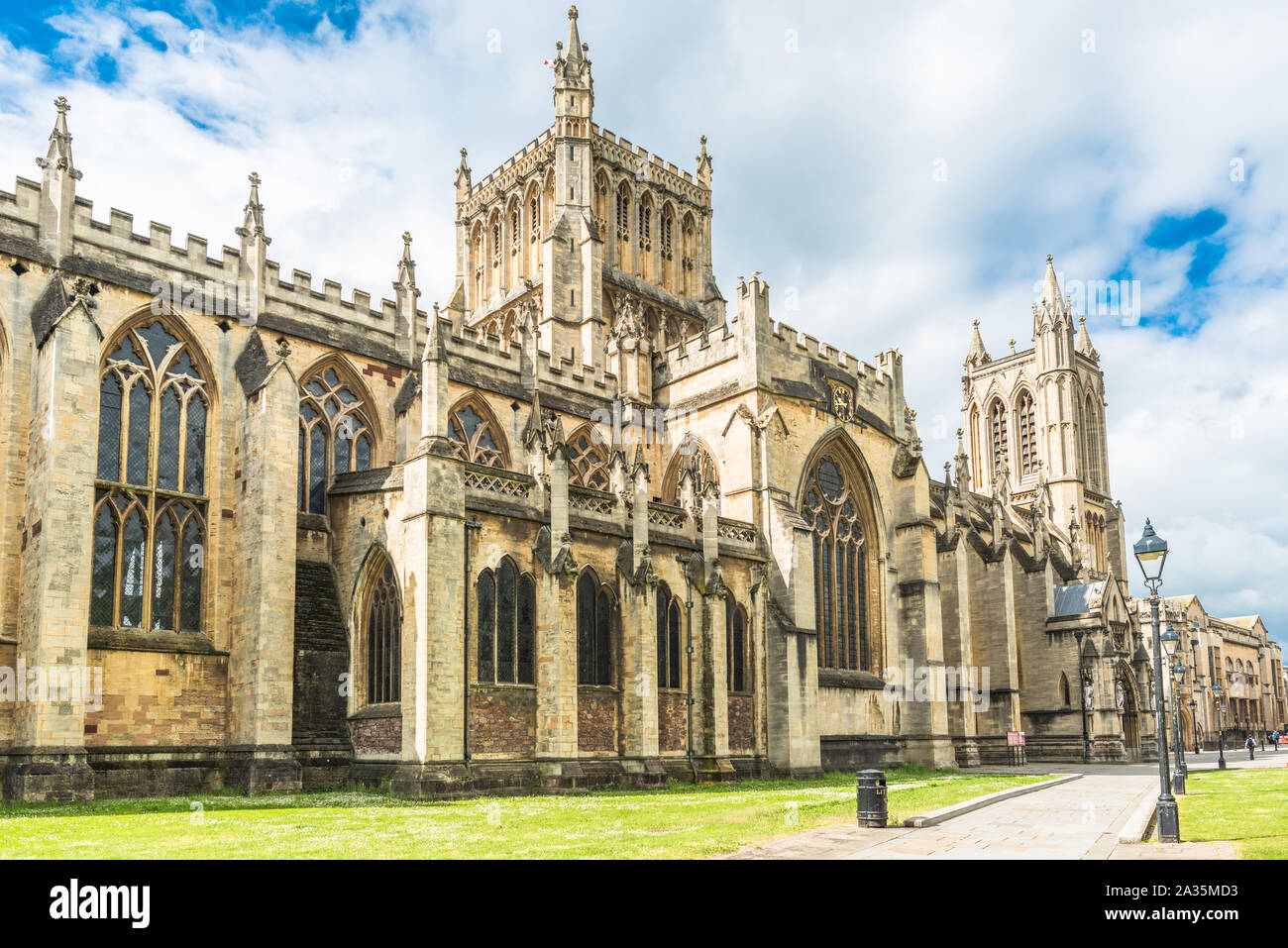 Cathedral Church of the Holy and Undivided Trinity, Bristol, England, UK Stock Photo