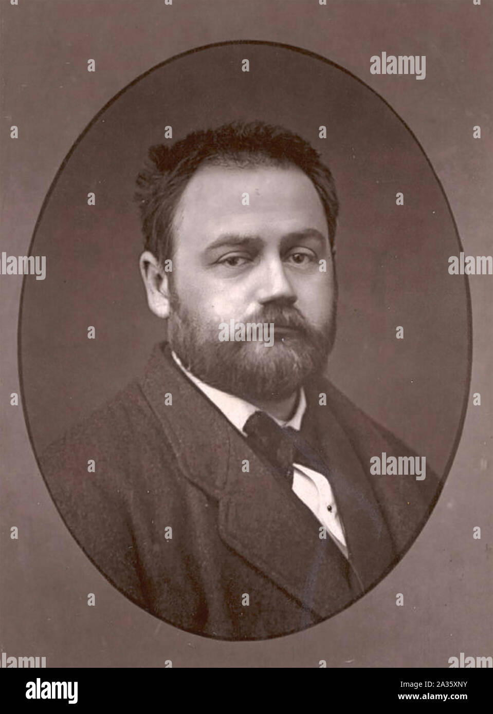 ÉMILE ZOLA (1840-1902) French novelist and playwright Stock Photo
