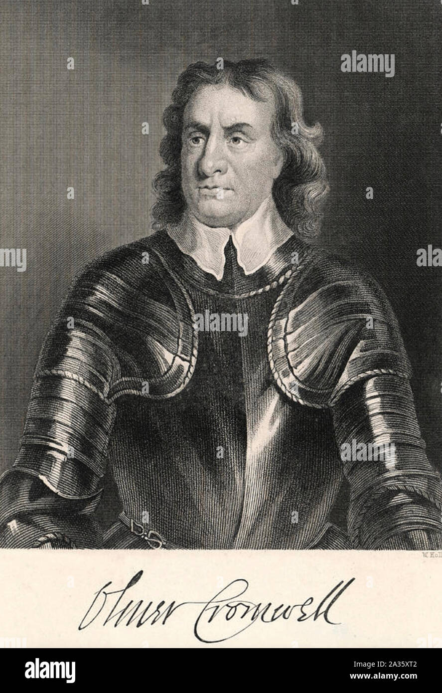 OLIVER CROMWELL (1599-1658) English military and political leader Stock Photo