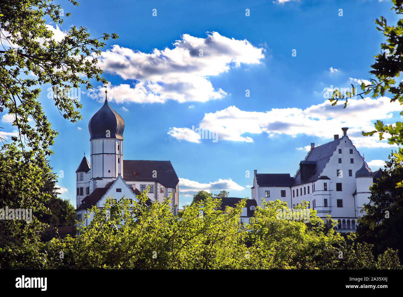 Illertissen is a city in Bavaria Germany Stock Photo
