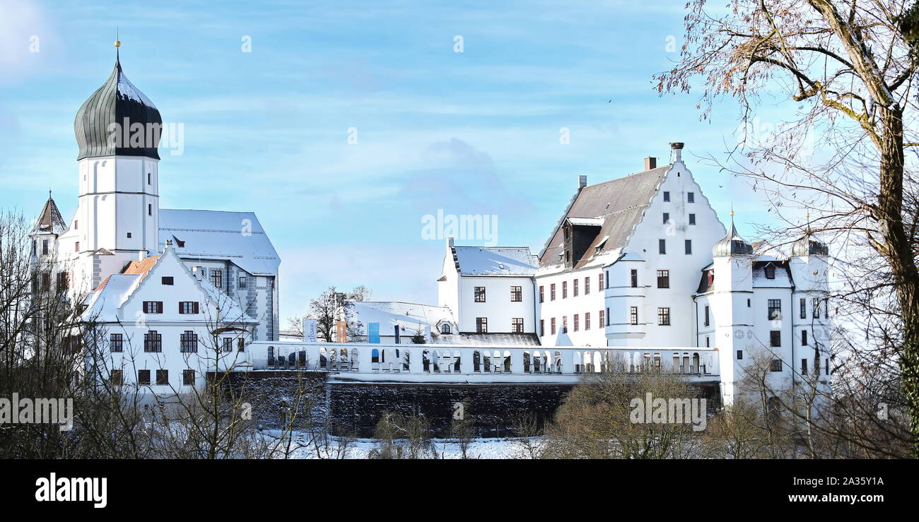 Illertissen is a city in Bavaria Germany Stock Photo