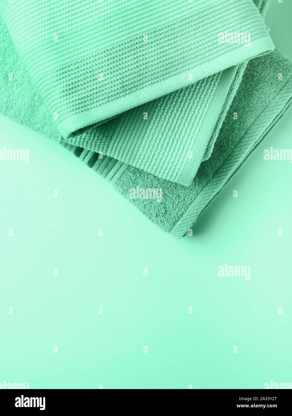 mint colored towels