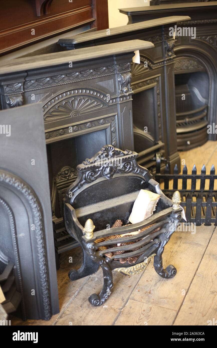 Interior Design -Antique Fireplaces & Surrounds Stock Photo - Alamy