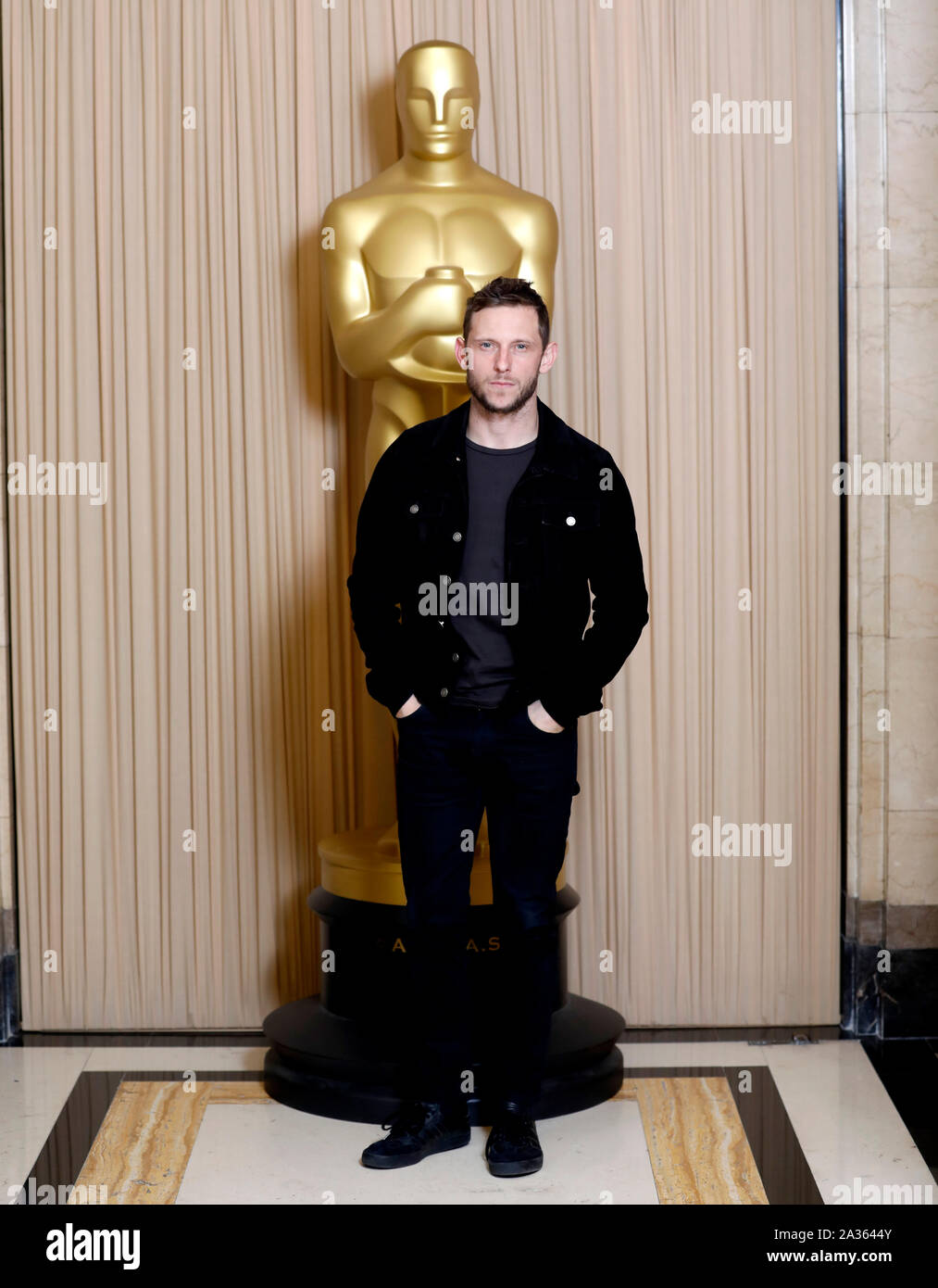 Jamie Bell attending the Academy of Motion Picture Arts and Sciences New Members Party 2019 held at the Freemasons Hall in London. Stock Photo