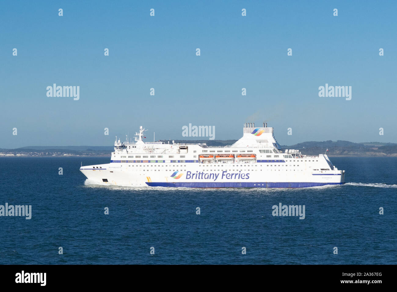 Brittany Ferries Normandie Stock Photo