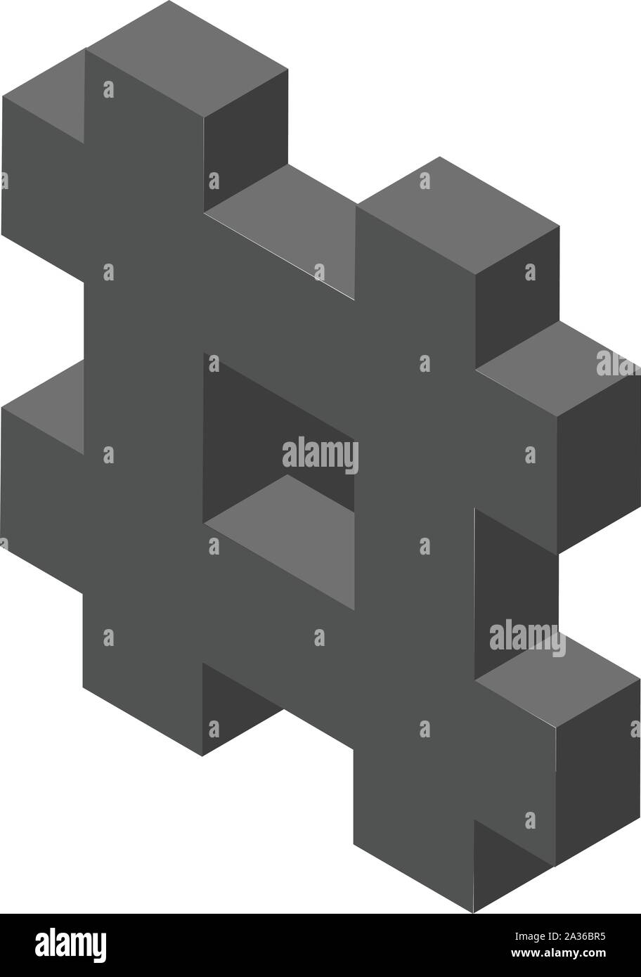 Hashtag icon tag logo Black and White Stock Photos & Images - Alamy