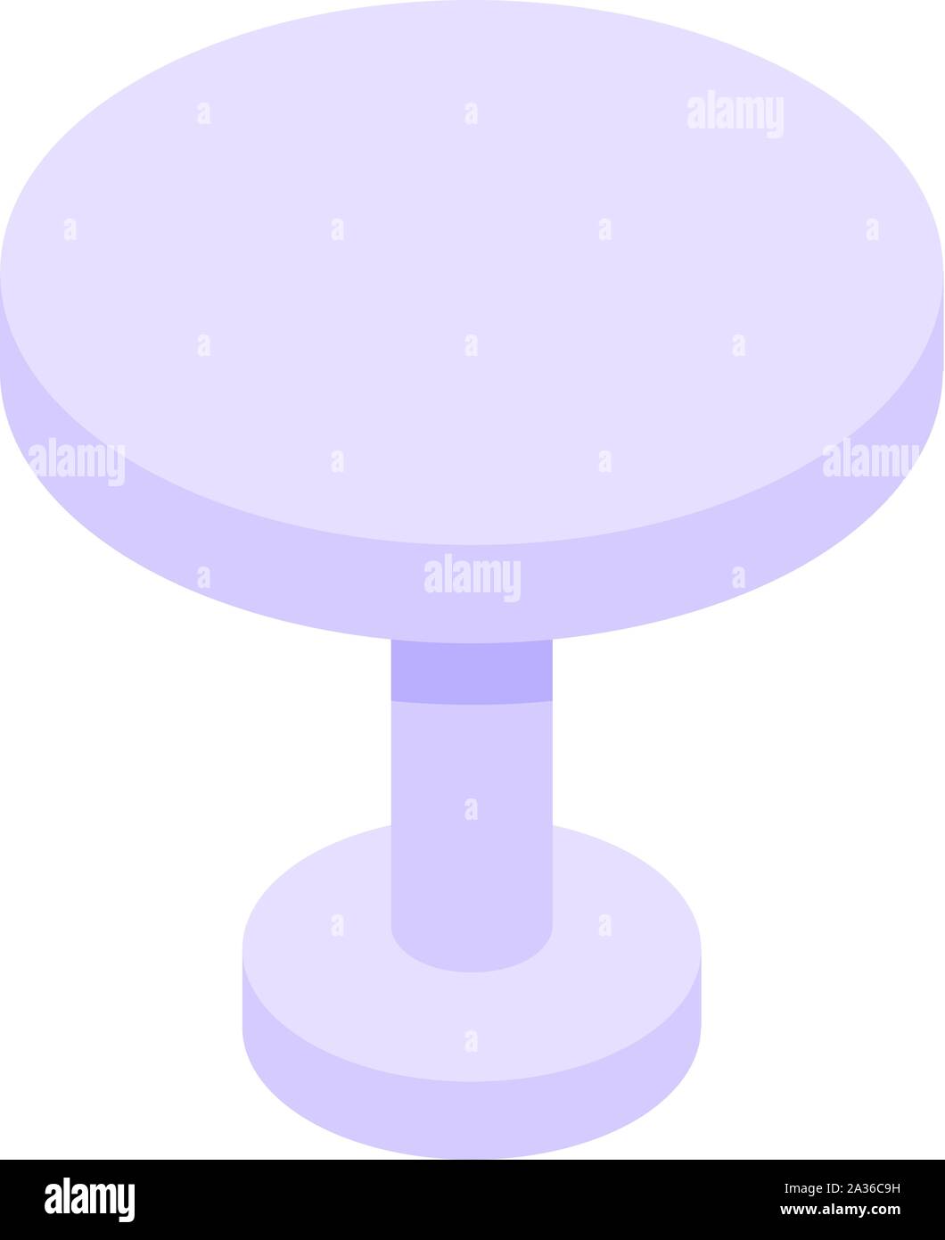 Round table icon, isometric style Stock Vector Image & Art - Alamy