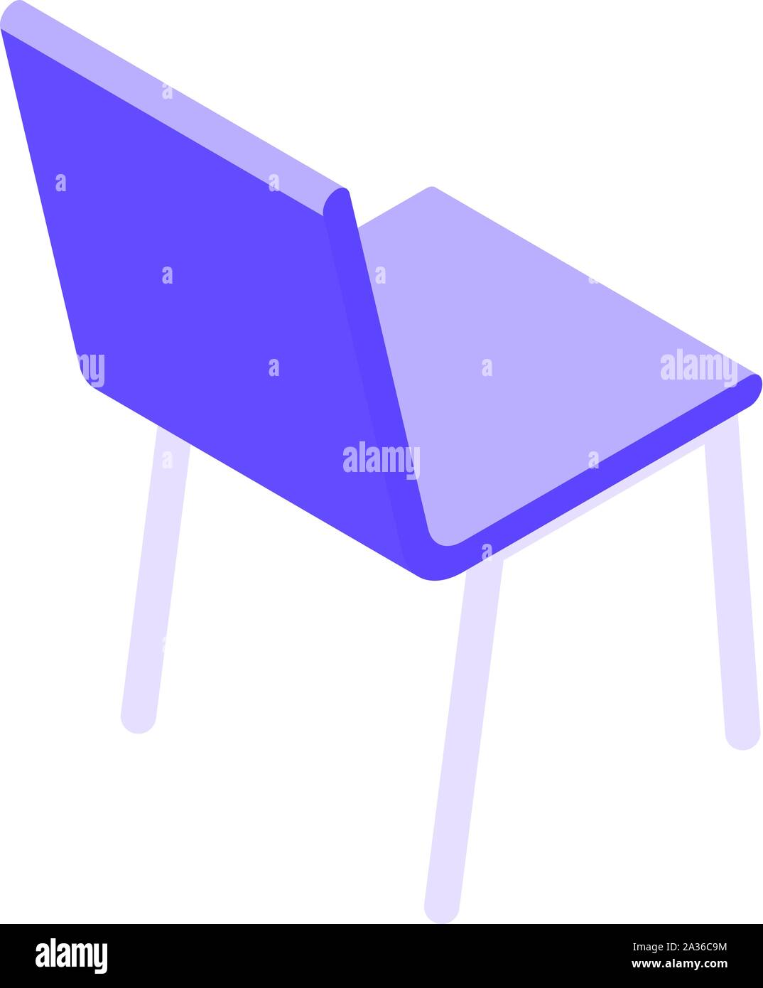 Purple chair icon, isometric style Stock Vector Image & Art - Alamy