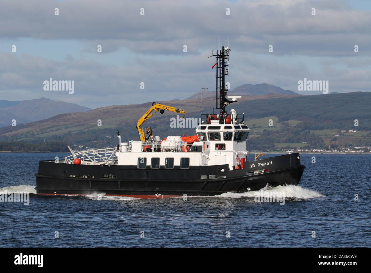 SD Omagh, a Clydebased crew supply vessel operated by Serco Marine