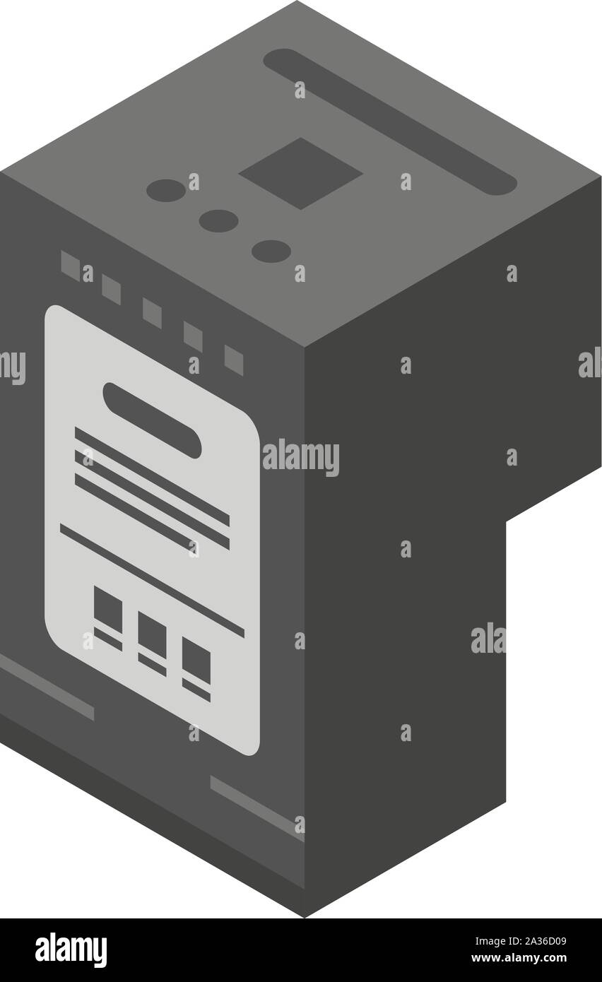 Printer ink icon cartoon style Black and White Stock Photos & Images ...