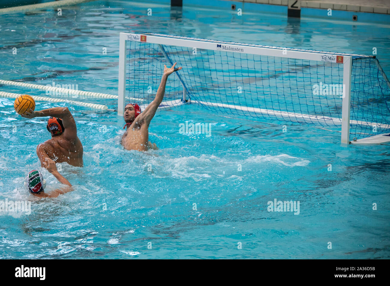 Palermo, Italy. 05th Oct, 2019. Waterpolo Telimar vs Sport Management 9 -10 in A1. (Photo by Antonio Melita/Pacific Press) Credit: Pacific Press Agency/Alamy Live News Stock Photo