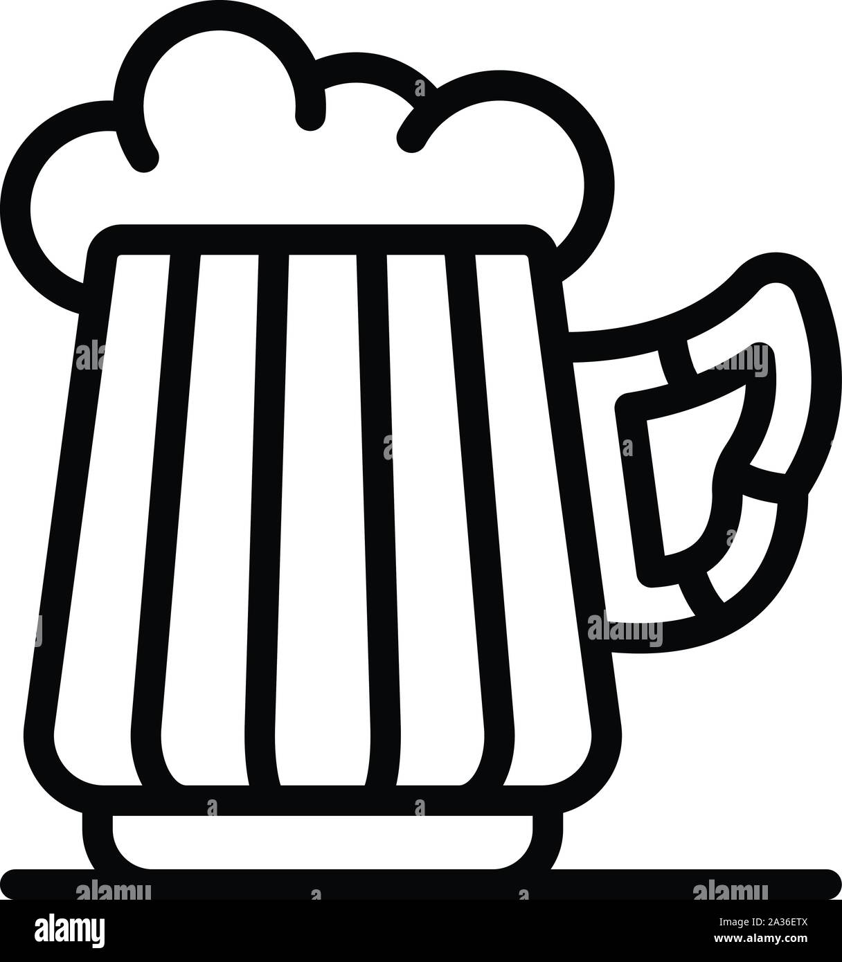 Big mug of beer icon, outline style Stock Vector Image & Art Alamy