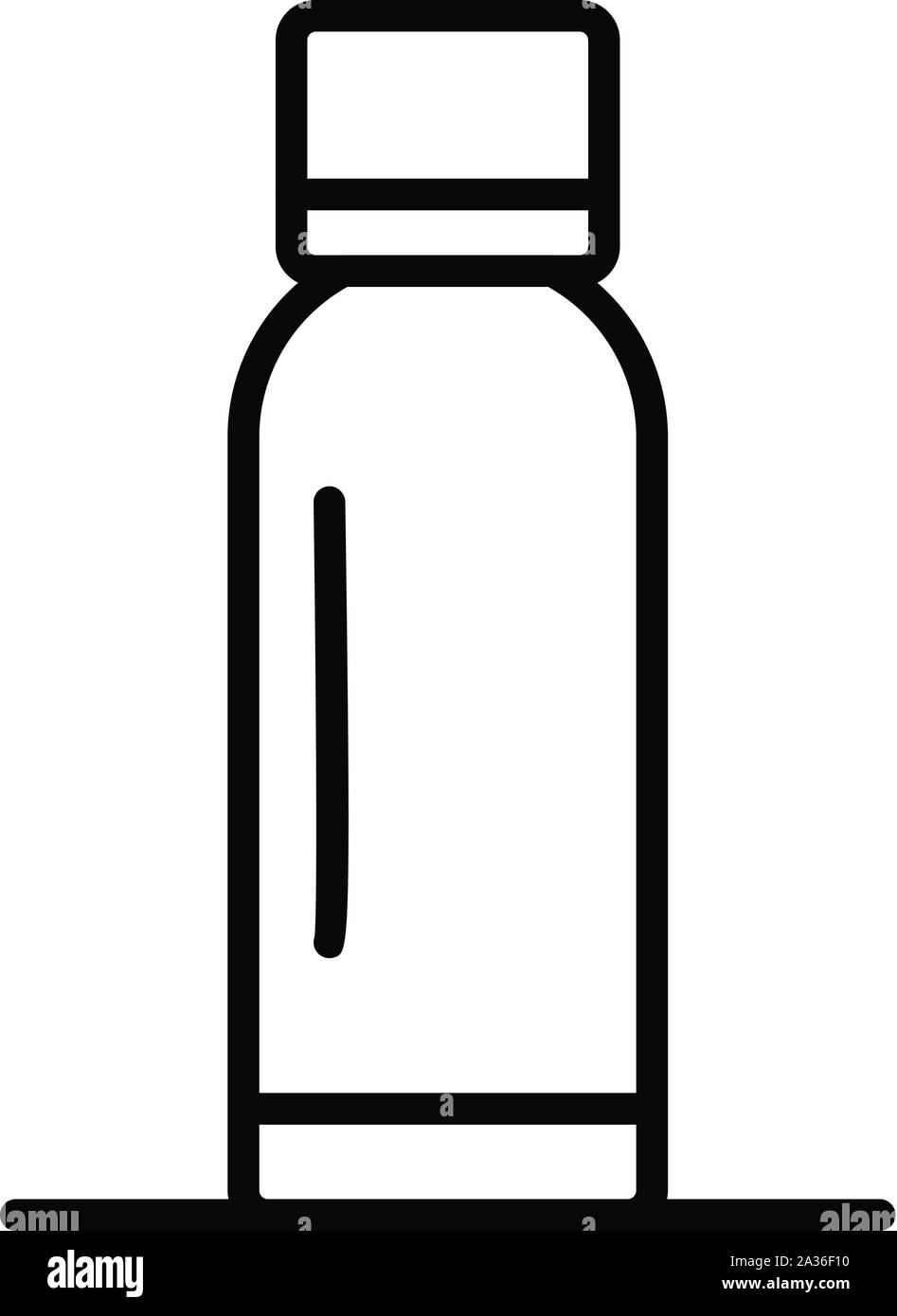 Thermos line icon. Monochrome simple Thermos outline icon for templates,  web design and infographics Stock Vector Image & Art - Alamy