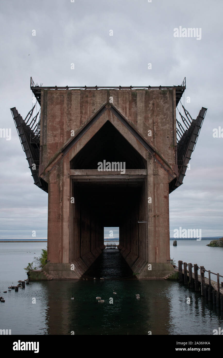 Lower Harbor Ore Dock Marquette, MI Stock Photo Alamy