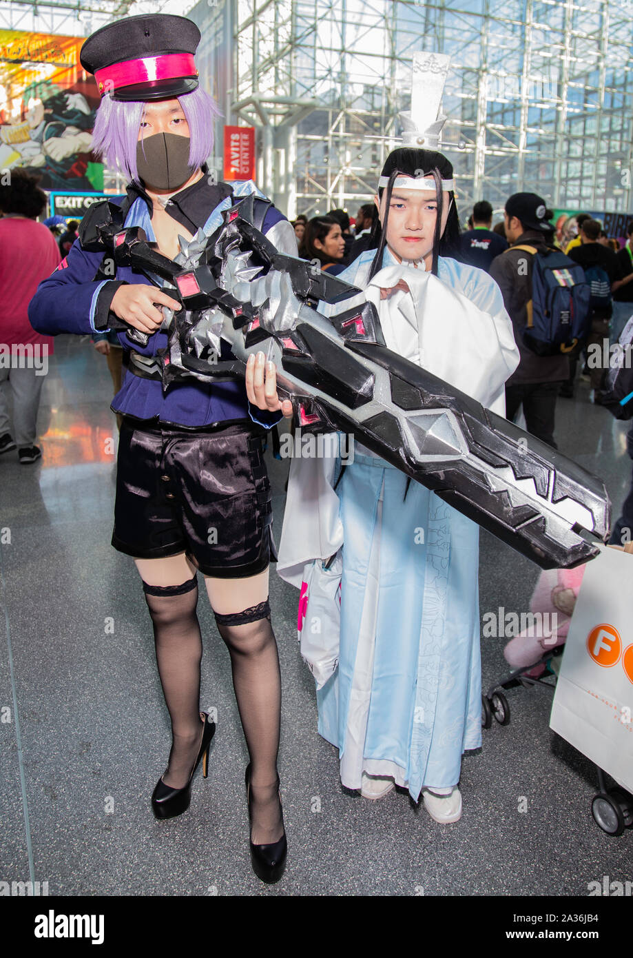 Javits Conventional Center  - October 5, 2019: New York Comic Con Stock Photo