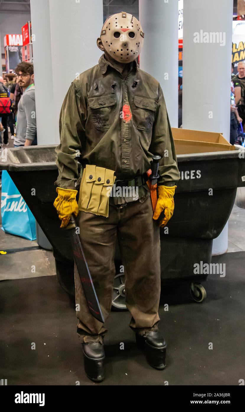 Javits Conventional Center  - October 5, 2019: New York Comic Con Stock Photo