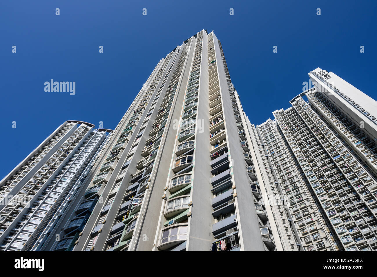 Housing estate in Kowloon Hong Kong Stock Photo Alamy