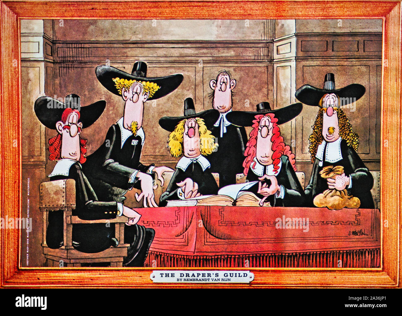 Cartoon of painting of judges or men in robes and hats from MADD ...