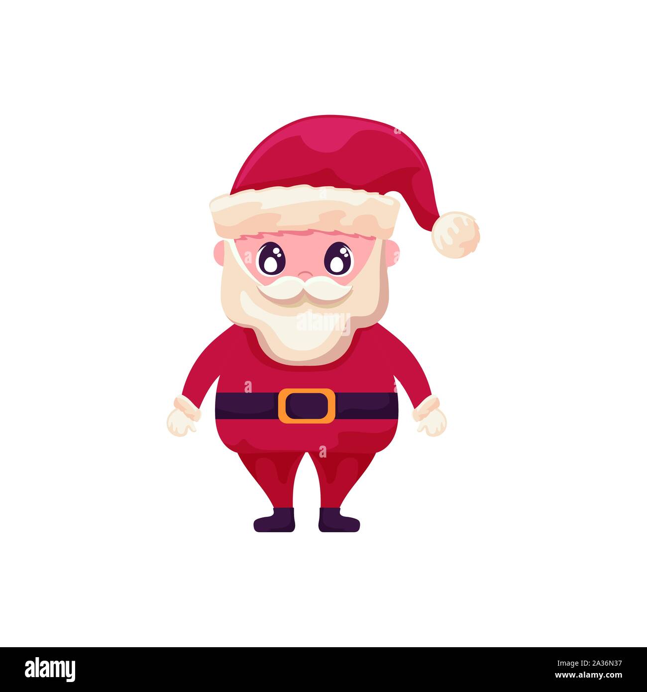 santa claus on white background vector illustration design Stock Vector ...