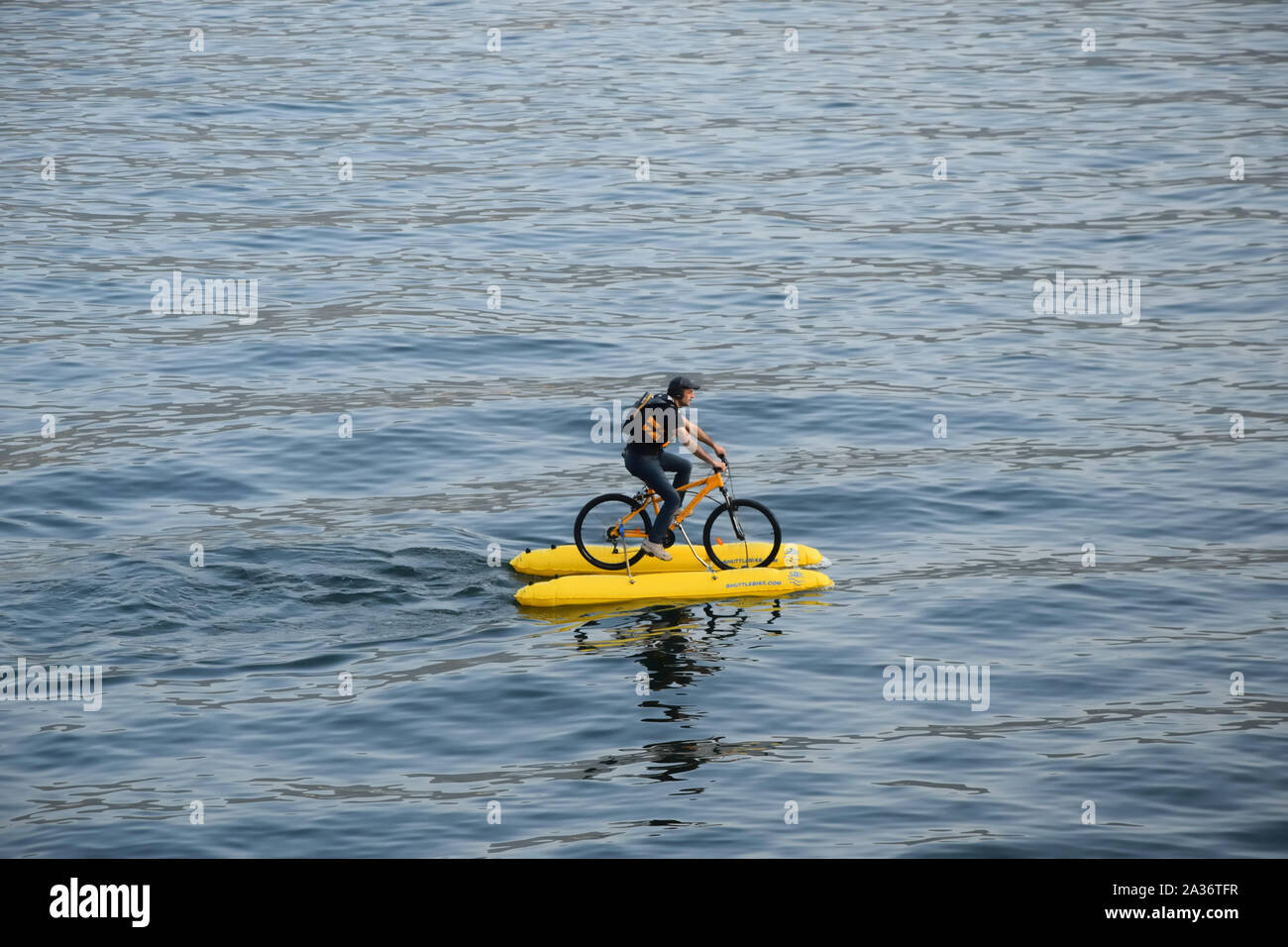 cycling in water