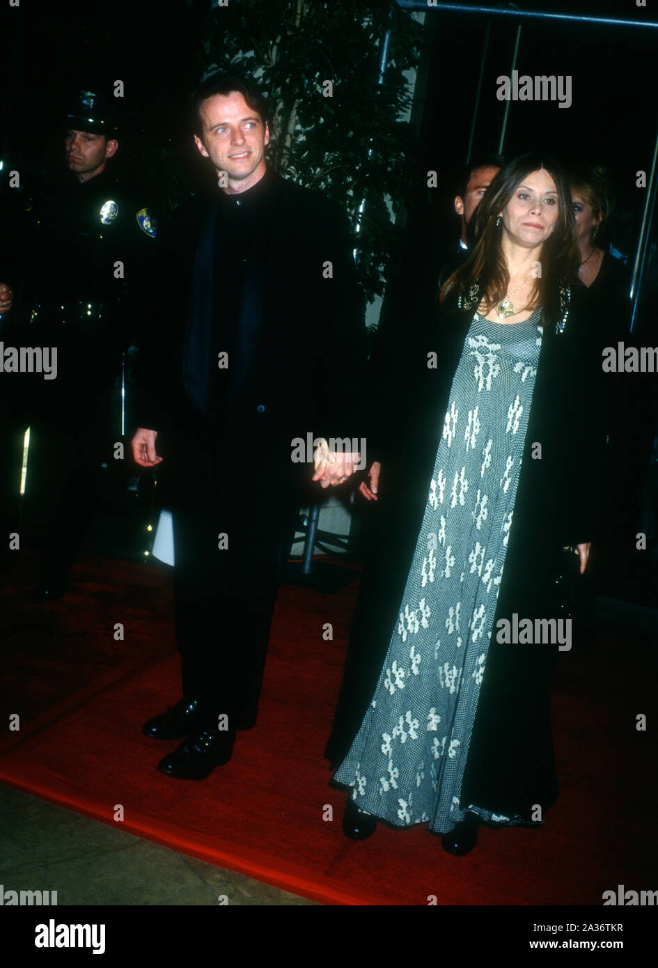 Beverly Hills, California, USA 21st January 1995 Actor Aidan Quinn and wife actress Elizabeth Bracco attend the 52nd Annual Golden Globe Awards on January 21, 1995 at the Beverly Hilton Hotel in Beverly Hills, California, USA. Photo by Barry King/Alamy Stock Photo Stock Photo