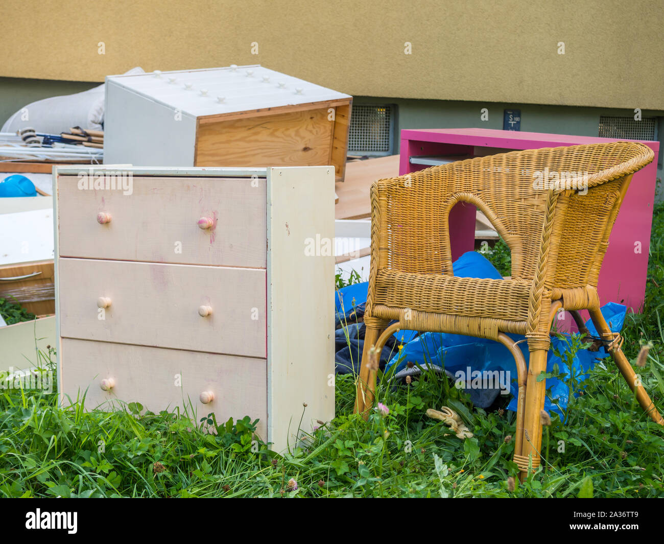 bulky waste collection Stock Photo Alamy