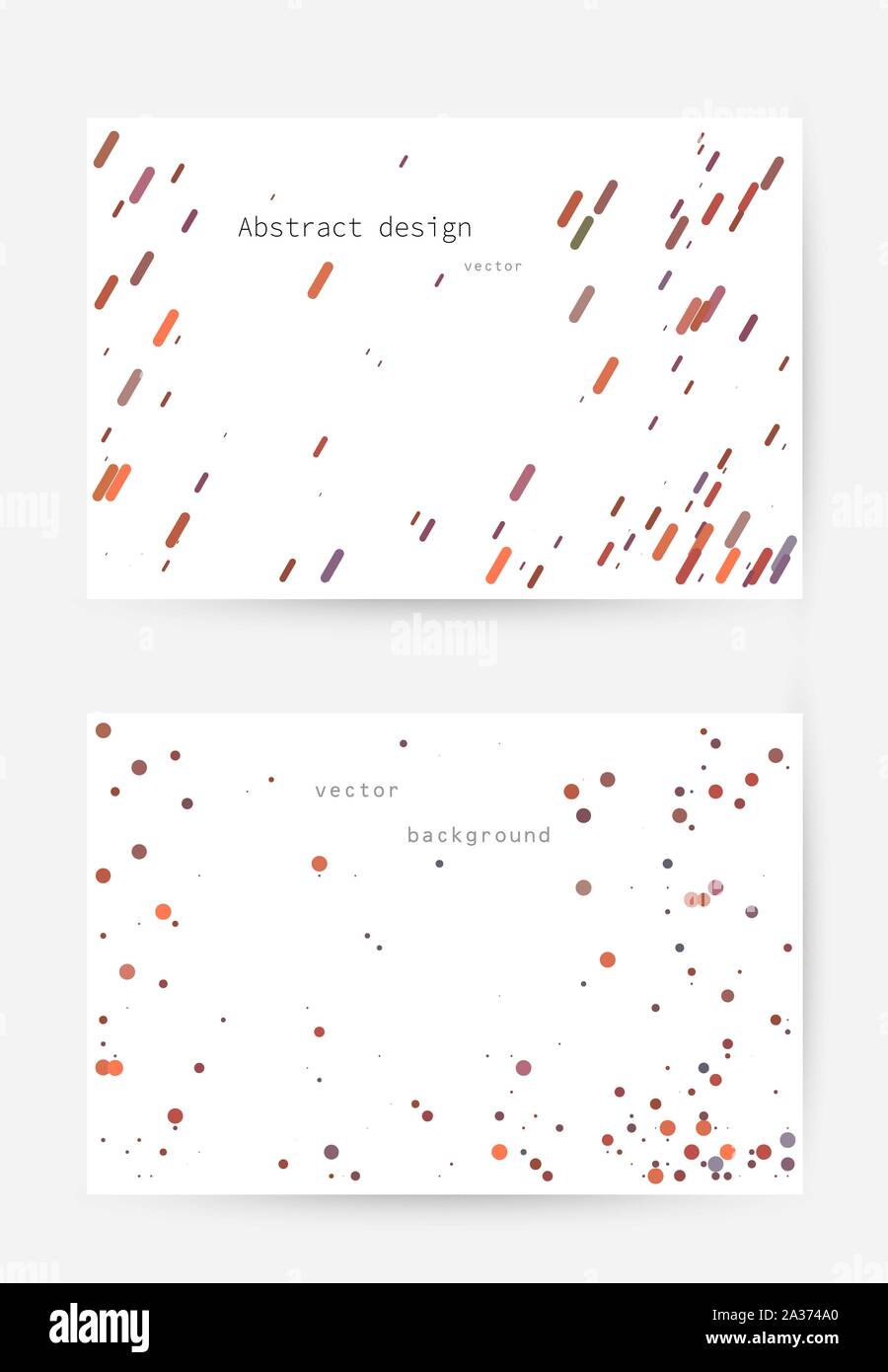 Abstract dots and lines vector background. Halftone. Banner template. Vector illustration with empty space for your text. Stock Vector