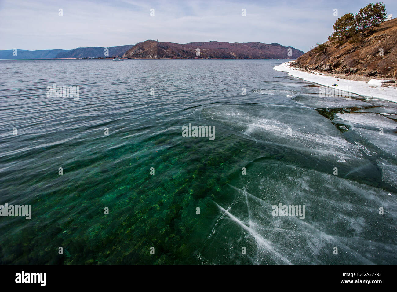 Baikal Crystal Clear Water Stock Photos Baikal Crystal Clear