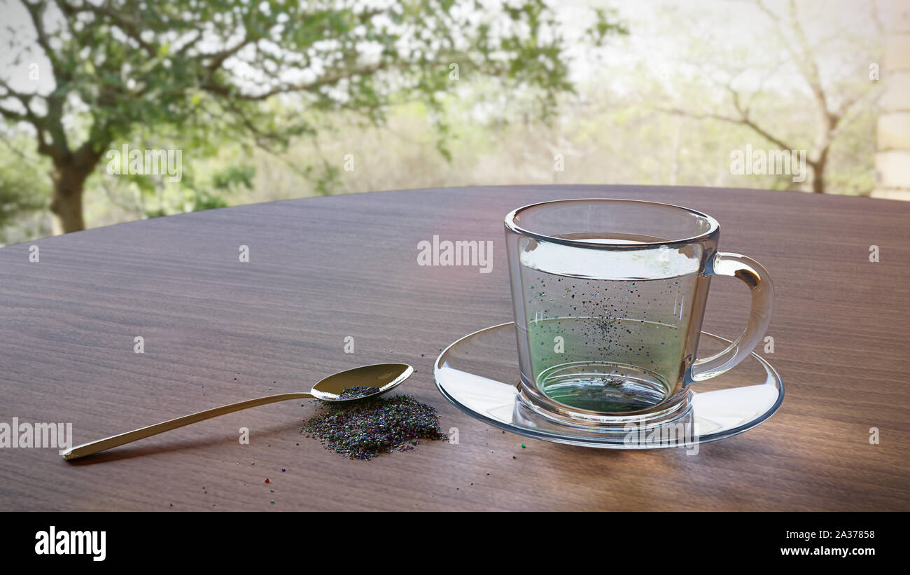 plastic pollution in drinking water, dangerous microplastics in tea