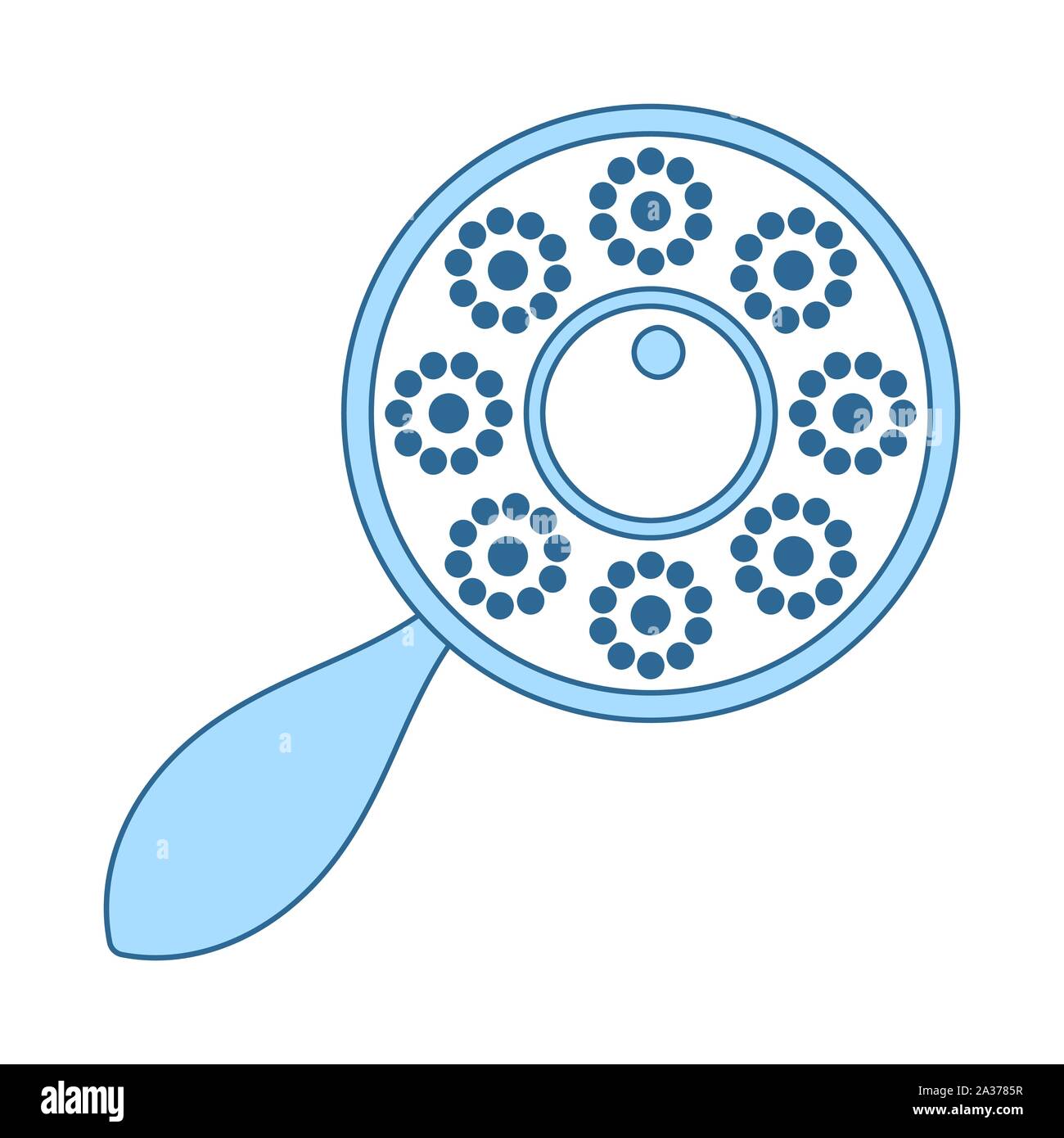 Beanbag Icon. Thin Line With Blue Fill Design. Vector Illustration ...