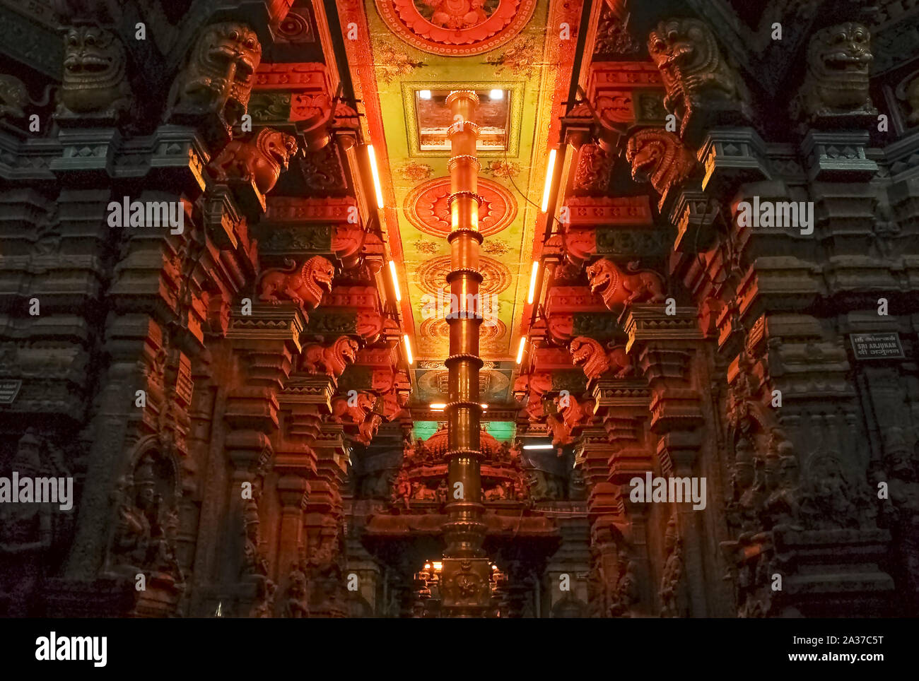 Madurai, Tamil Nadu, India October 21, 2010 The dazzling Meenakshi