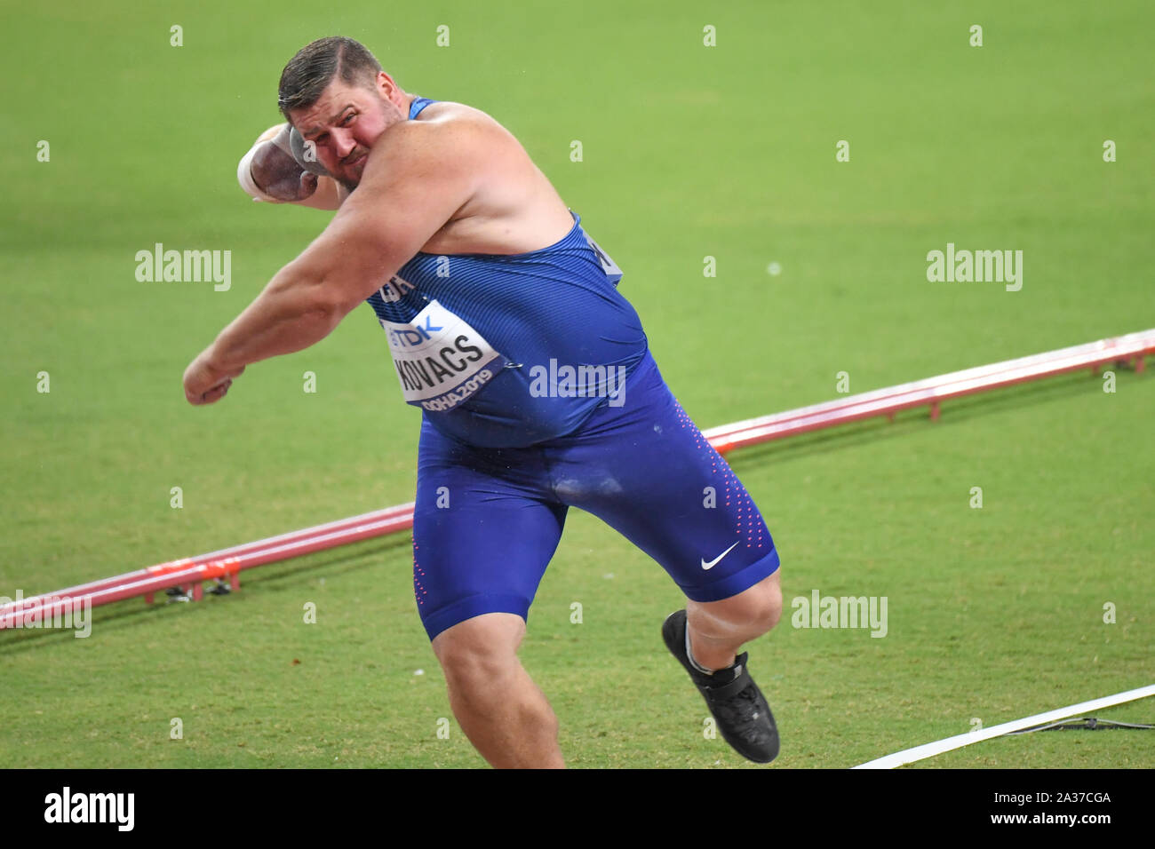 Joe Kovacs (USA). Shot Put gold medal. IAAF World Athletics