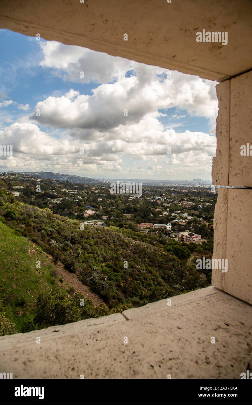 J paul getty museum gardens hi-res stock photography and images - Alamy